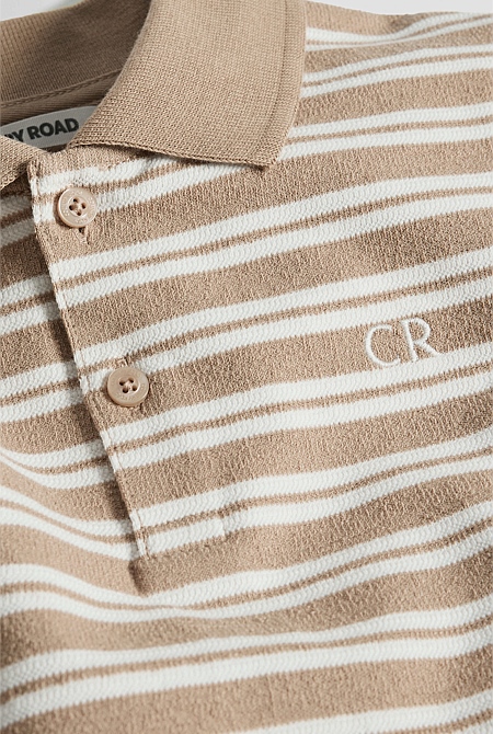 Australian Cotton Textured Polo