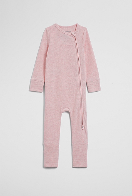 Organically Grown Cotton Waffle Jumpsuit Organically Grown Cotton Waffle Jumpsuit