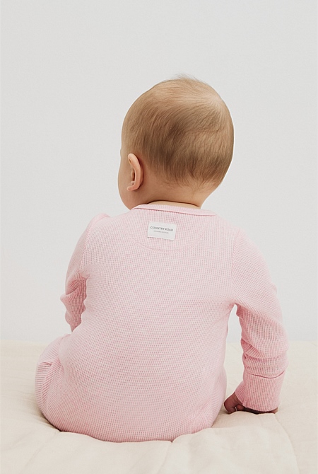 Organically Grown Cotton Waffle Jumpsuit