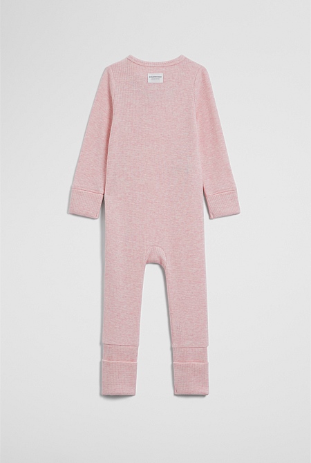 Organically Grown Cotton Waffle Jumpsuit