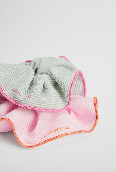 Stripe Scrunchie Pack of 2