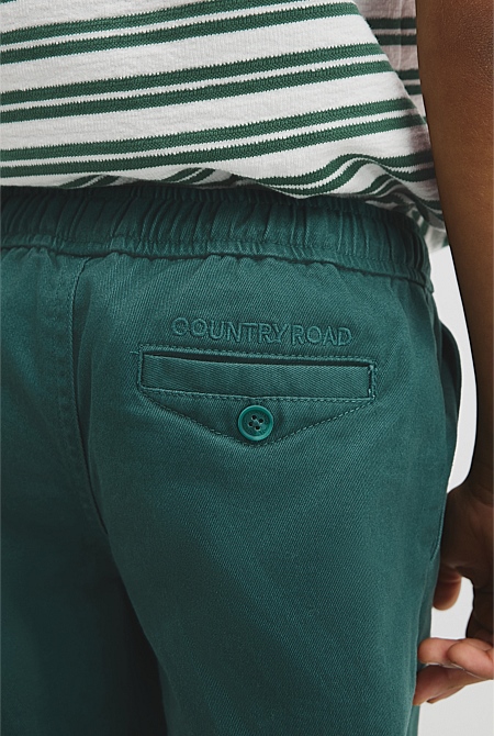 Australian Cotton Pull On Twill Pant
