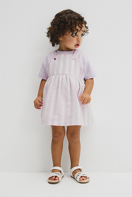 Stripe Pinafore