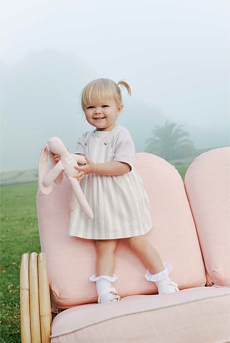 Stripe Pinafore