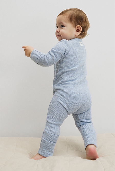 Organically Grown Cotton Waffle Jumpsuit