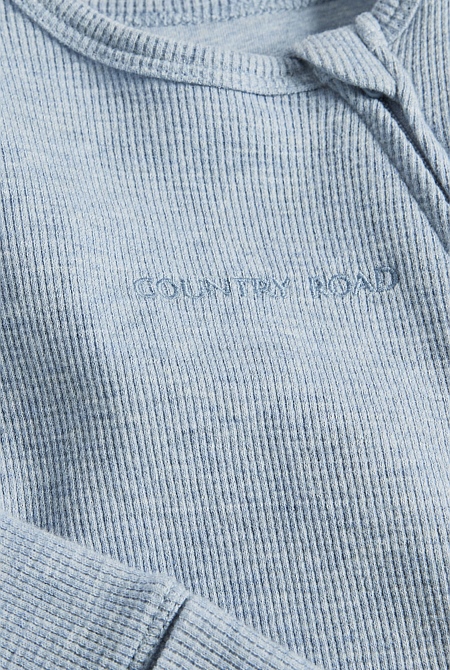 Organically Grown Cotton Waffle Jumpsuit