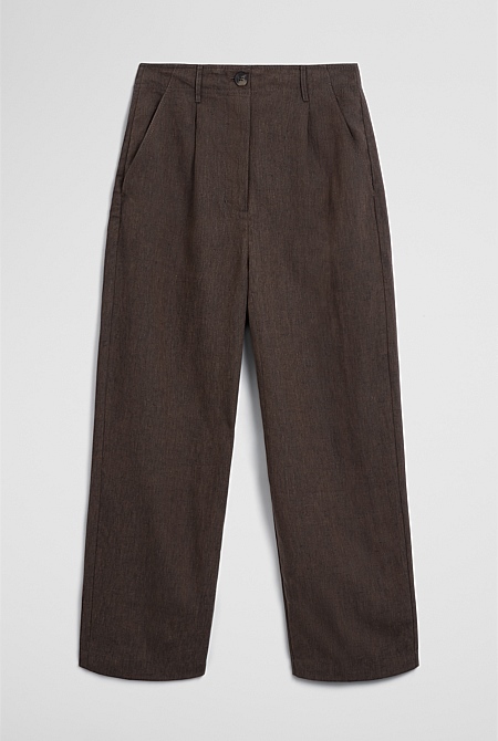 Tapered Linen Pant