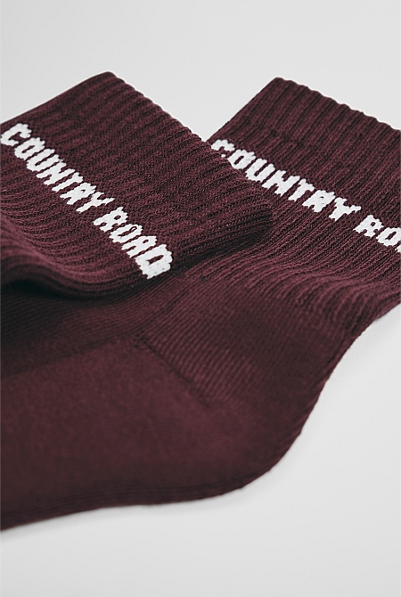 Australian Cotton Blend CR Sport Quarter Crew Sock