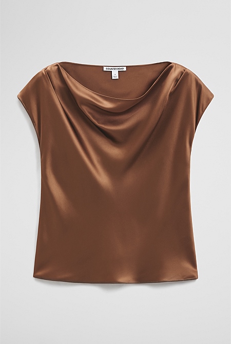 Satin Shell Top Satin Shell Top