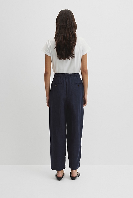Tapered Linen Pant