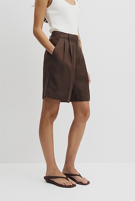 Longline Linen Short