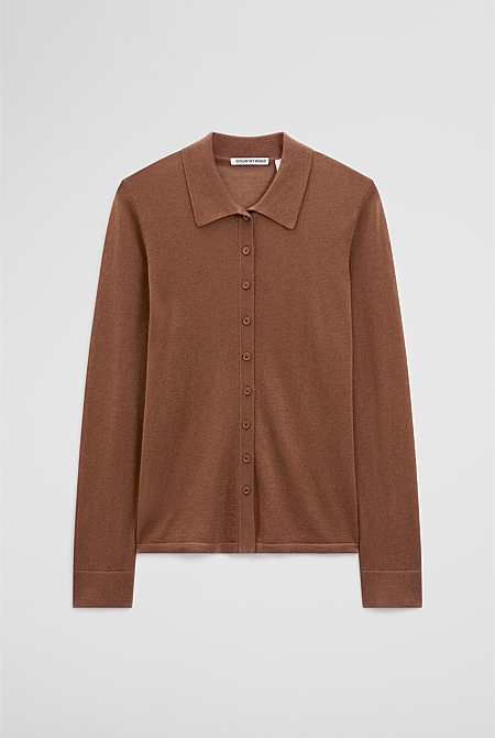Long Sleeve Knit Shirt