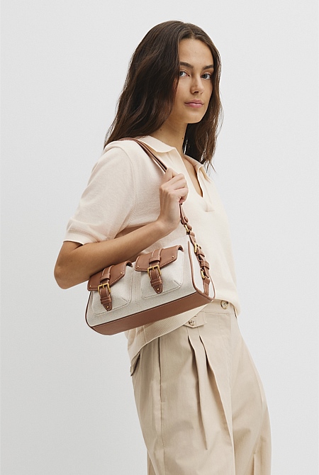 Stud Detail Shoulder Bag