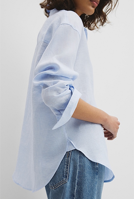 Oversized Linen Shirt