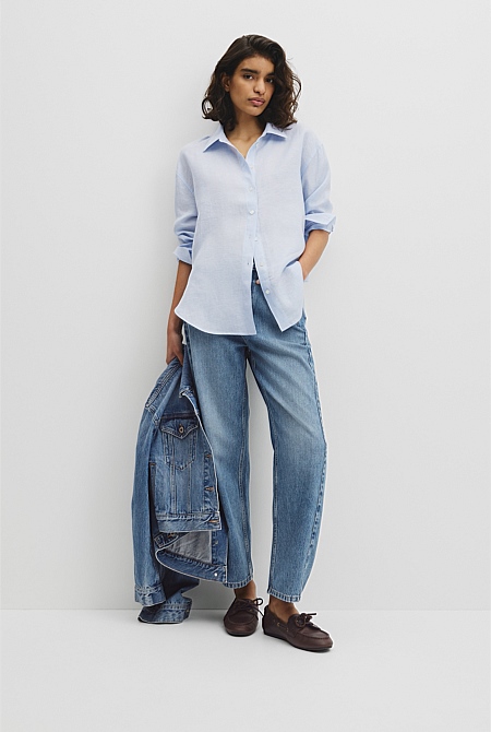 Oversized Linen Shirt