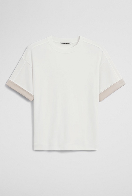 Cuff Sleeve T-Shirt