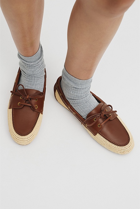 Grace Raffia Loafer
