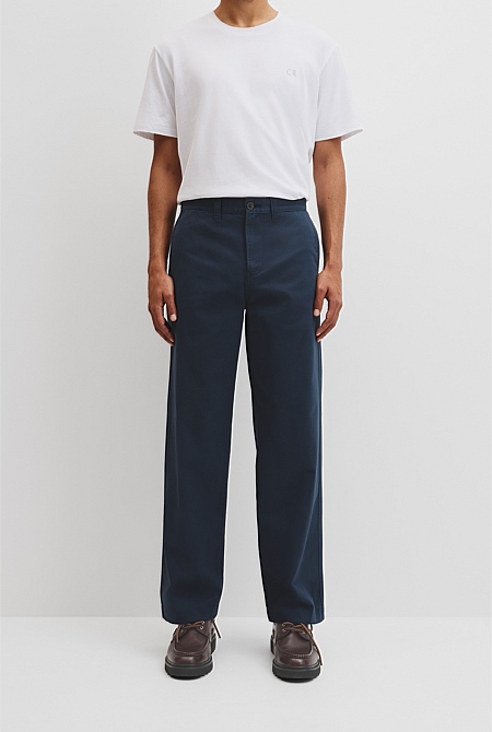 Relaxed Fit Cotton twill Chino