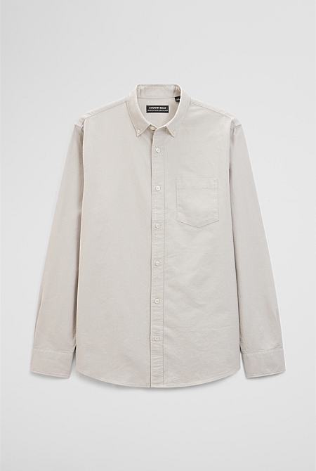 Australian Good Earth Cotton Regular Fit Oxford Shirt