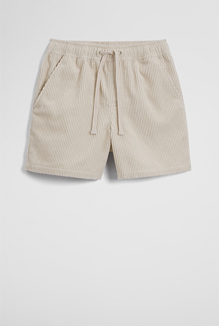 Organically Grown Cotton Pull On Cord Straight Organically Grown Cotton Pull On Cord Straight