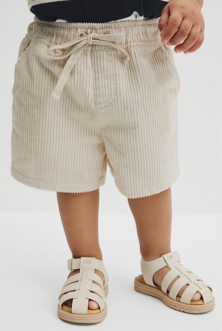 Organically Grown Cotton Pull On Cord Straight Short