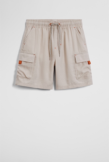 Contrast Cargo Pant Straight Contrast Cargo Pant Straight