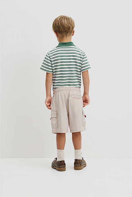 Contrast Cargo Pant Straight