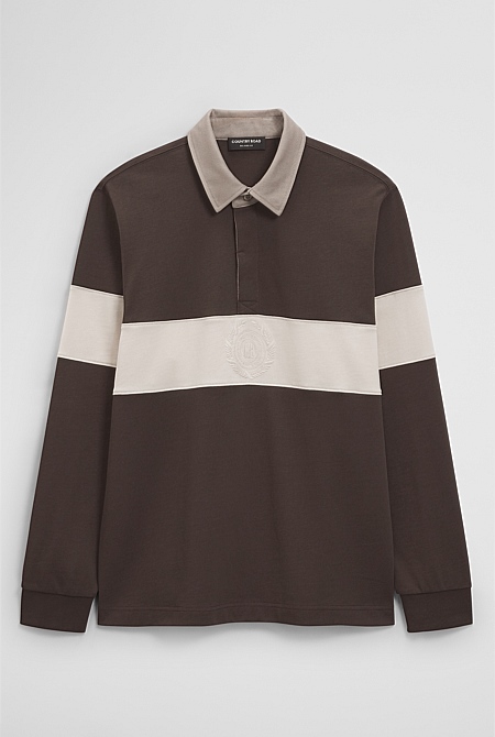 Australian Cotton Panel Rugby Polo