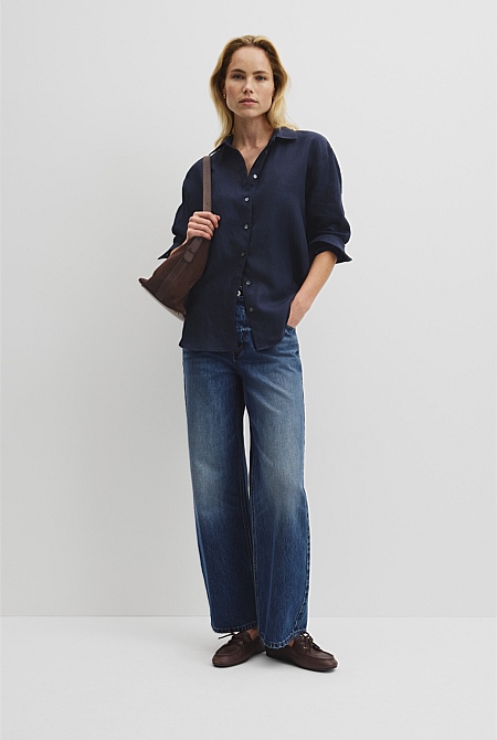 Oversized Linen Shirt