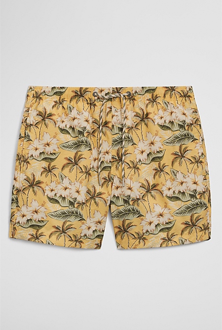 Tropical Print Swim Short Tropical Print Swim Short