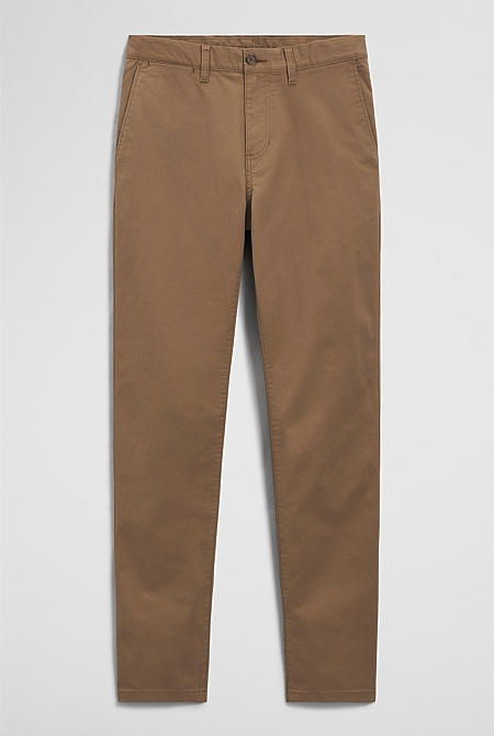 Australian Cotton Tapered Fit Stretch Chino Australian Cotton Tapered Fit Stretch Chino