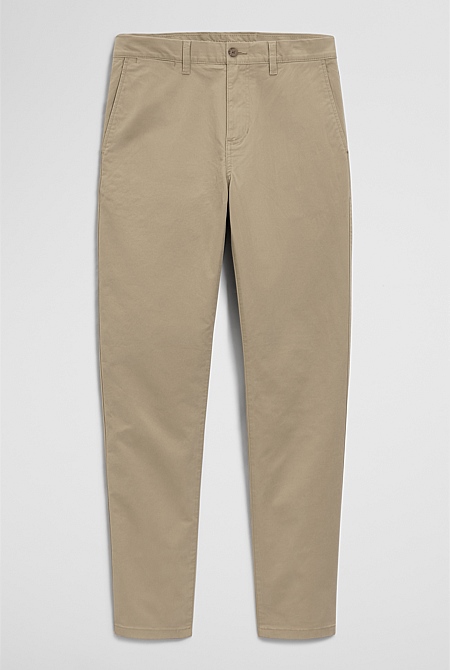 Australian Cotton Tapered Fit Stretch Chino Australian Cotton Tapered Fit Stretch Chino