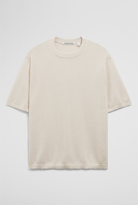 Fine Mesh Knit T-Shirt Fine Mesh Knit T-Shirt