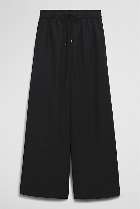 Pull-On Linen Pant
