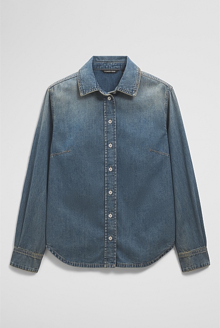 Slim Denim Shirt