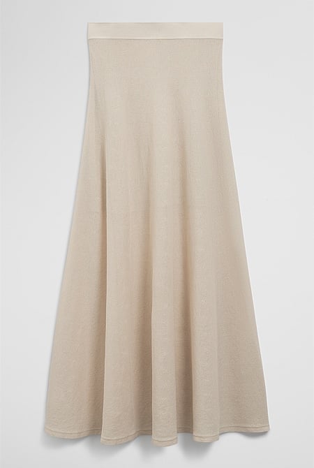 Flared Knit Skirt Flared Knit Skirt
