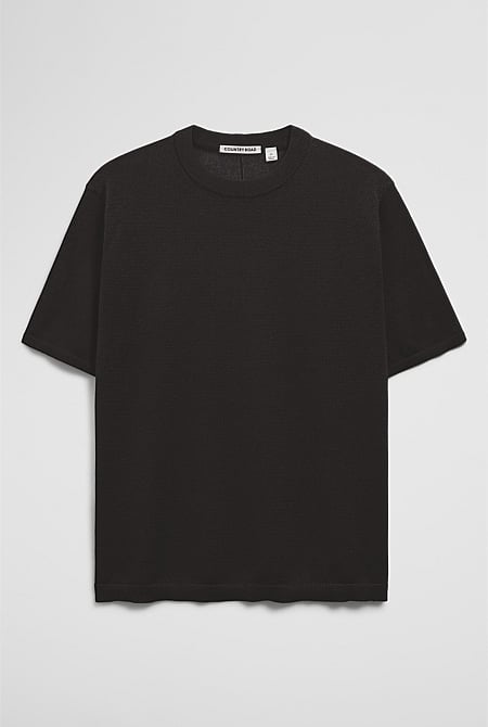 Fine Mesh Knit T-Shirt Fine Mesh Knit T-Shirt