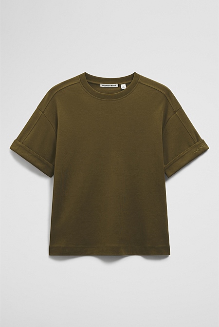Cuff Sleeve T-Shirt