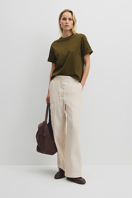 Cuff Sleeve T-Shirt