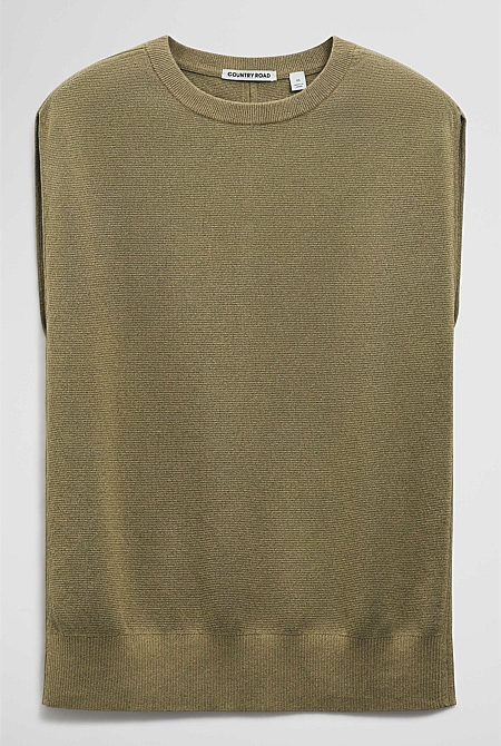 High Neck Sleeveless
