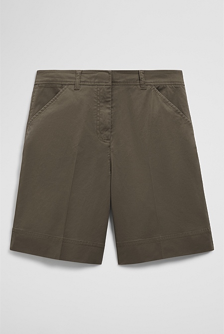 Australian Cotton Essential Twill Short Australian Cotton Essential Twill Short