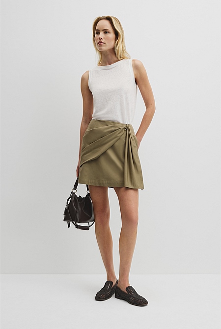 Bow Drape Skirt Bow Drape Skirt