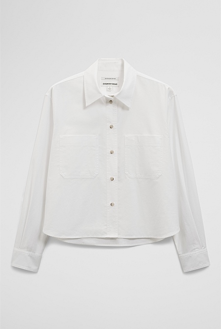Crop Pocket Shirt