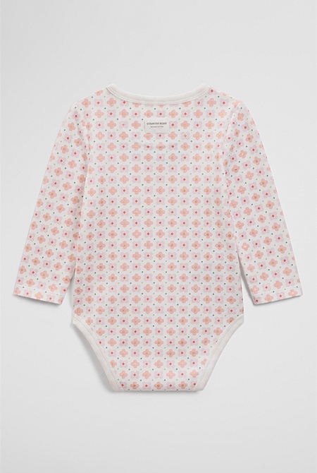 Long Sleeve Pointelle Frill Bodysuit