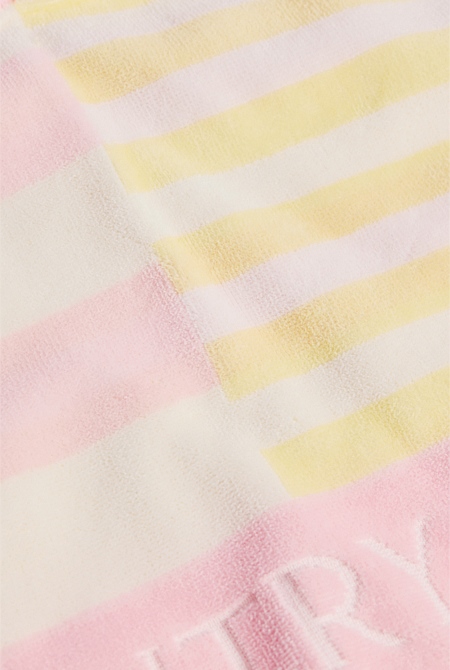 Stripe Swim Poncho
