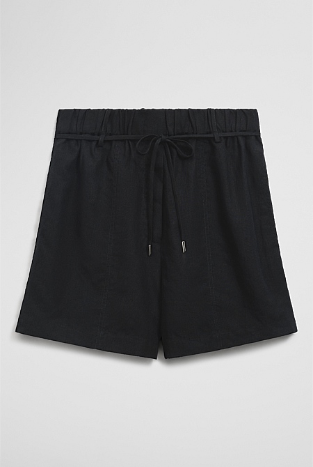 Pull On Linen Short Pull On Linen Short