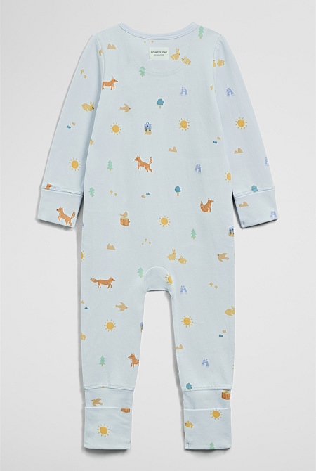 Jersey Print Jumpsuit