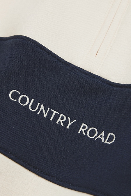 Panelled 1/4 Zip Sweat