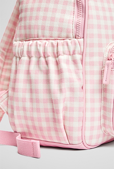 Gingham Backpack