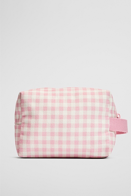 Gingham Wash Bag